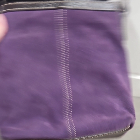 Coldwater Creek Purple Crossbody Bag with Silver Accents - Picture 9 of 12